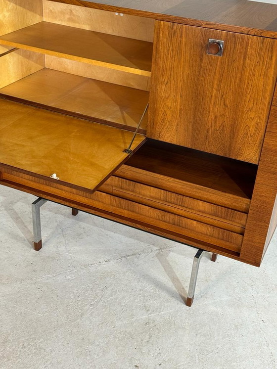 Image 1 of Mid-Century Palissander Bar Cabinet