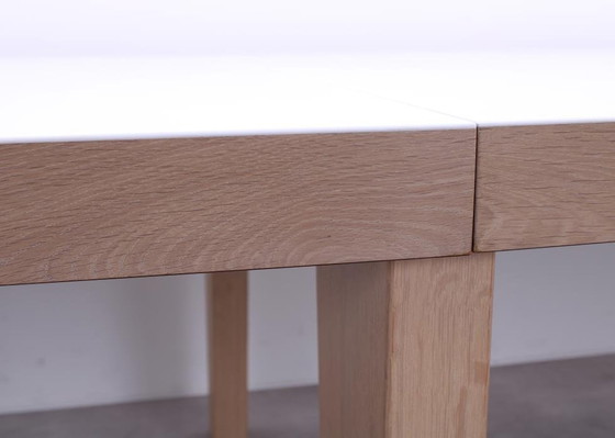 Image 1 of Arco Fat Table Light Oak / White