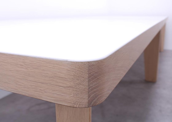 Image 1 of Arco Fat Table Light Oak / White