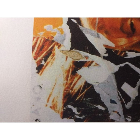 Image 1 of Vintage lithograph "tribute to Marilyn" by Domenico Mimmo Rotella, 2010