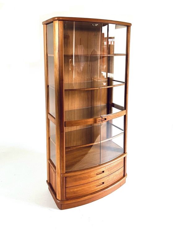 Image 1 of Danish Display Case Teak & Glass