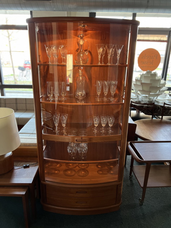 Image 1 of Danish Display Case Teak & Glass