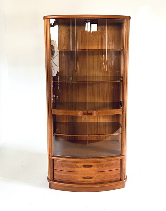 Image 1 of Danish Display Case Teak & Glass