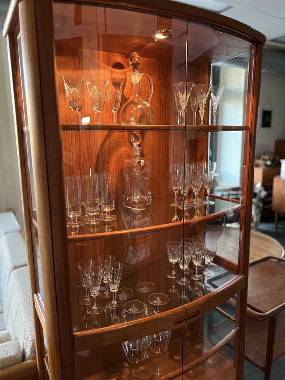 Image 1 of Danish Display Case Teak & Glass