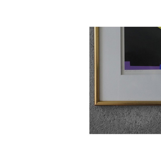 Image 1 of Litografía antigua de Aage Schmidt, 1987