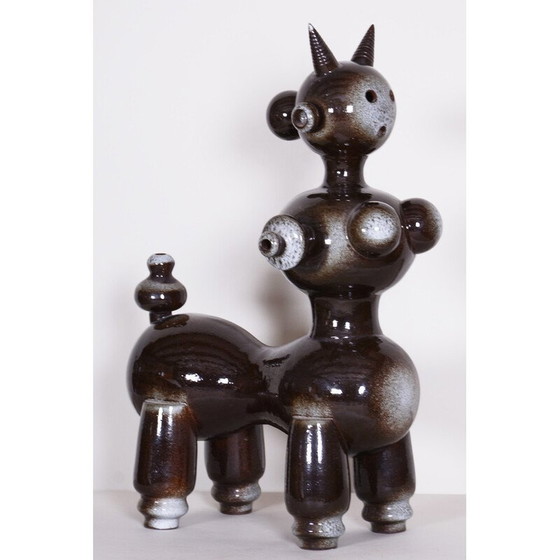 Image 1 of Mid century Author ceramic sculpture, Czechia 1960s