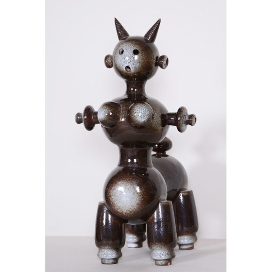 Image 1 of Mid century Author ceramic sculpture, Czechia 1960s