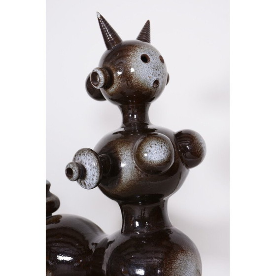 Image 1 of Mid century Author ceramic sculpture, Czechia 1960s