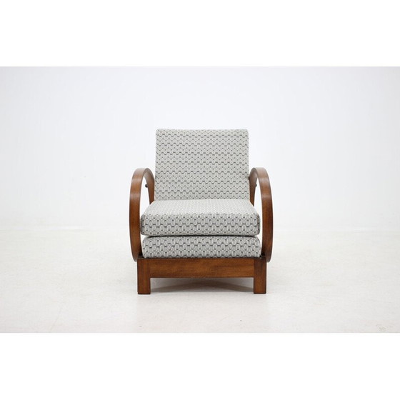 Image 1 of Vintage Art Deco adjustable lounge chair, Czechoslovakia 1930