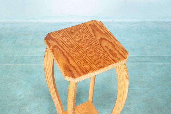 Image 1 of Portavasi vintage in legno di pino, portavasi Svezia anni '60