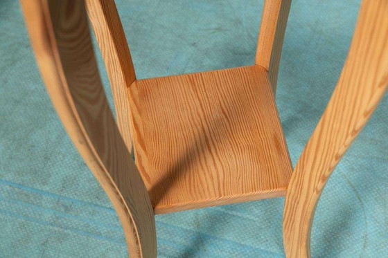 Image 1 of Portavasi vintage in legno di pino, portavasi Svezia anni '60