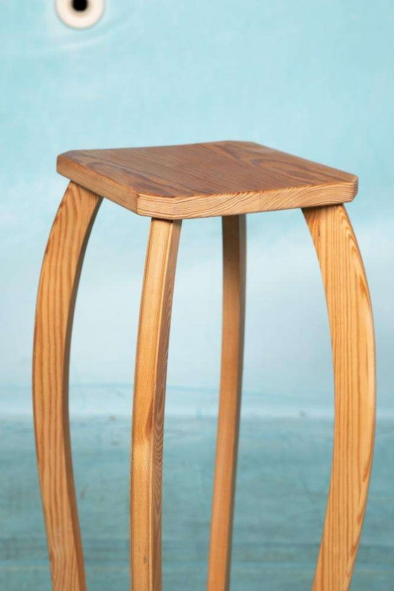 Image 1 of Portavasi vintage in legno di pino, portavasi Svezia anni '60