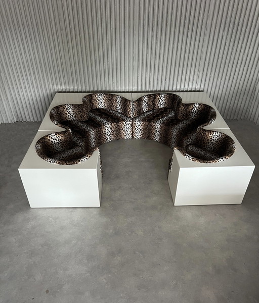 Vintage Safari Sofa by Archizoom, Italy 1970S