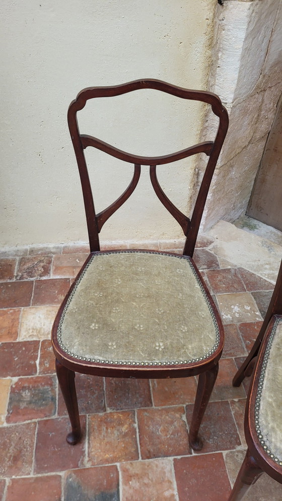 Image 1 of 2 Thonet Art Nouveau chairs