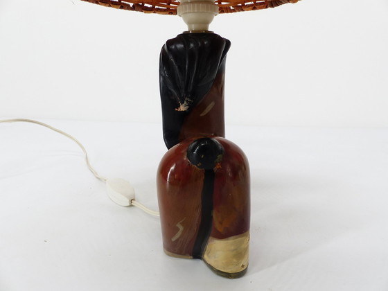 Image 1 of Zoomorphic Ceramic Bedside Lamp 1950