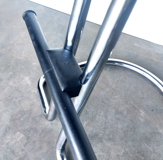 Image 1 of 2x Italian bar stool chrome