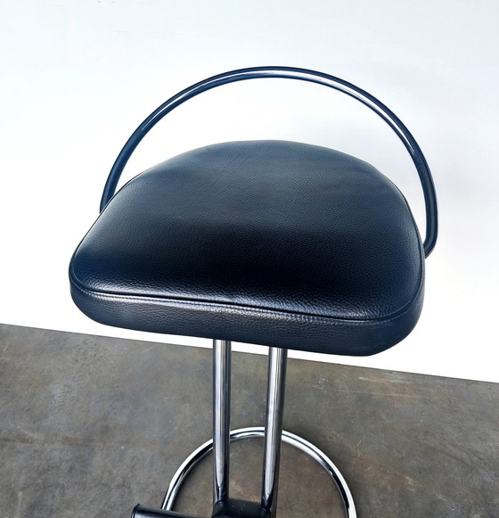 Image 1 of 2x Italian bar stool chrome