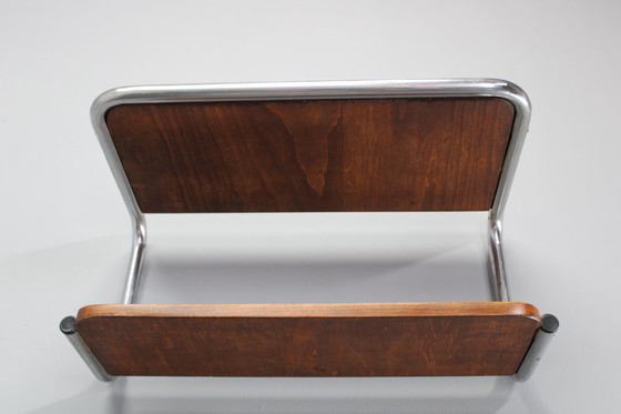 Image 1 of 1940S Bauhaus Wall Shelf, Czechoslovakia