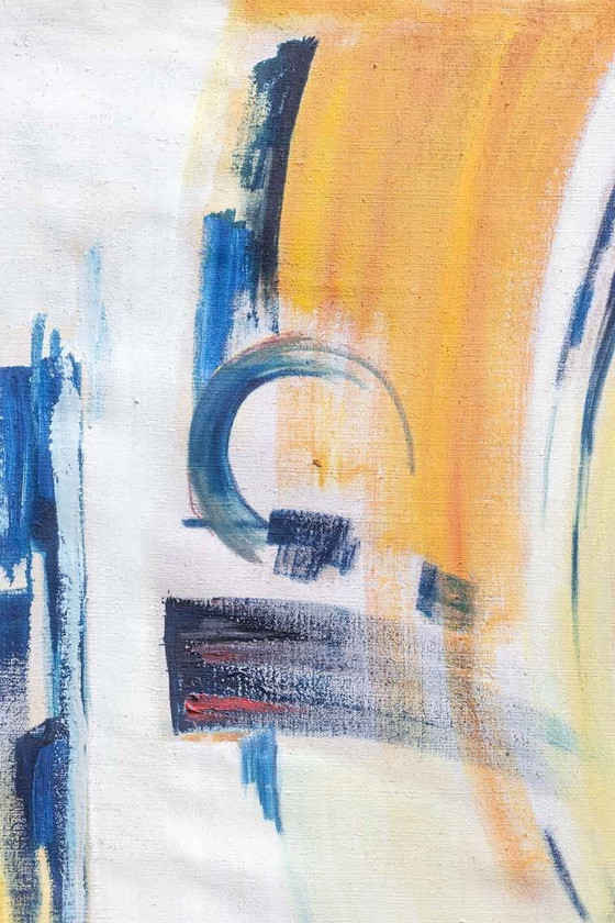 Image 1 of André Klumb For Maison Jansen. Oil on canvas. 1970s.