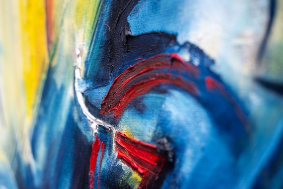 Image 1 of André Klumb For Maison Jansen. Oil on canvas. 1970s.