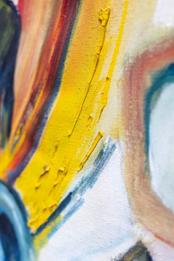 Image 1 of André Klumb For Maison Jansen. Oil on canvas. 1970s.