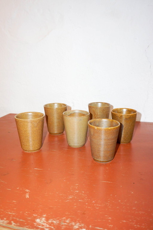 6x Ceramic coffee mug