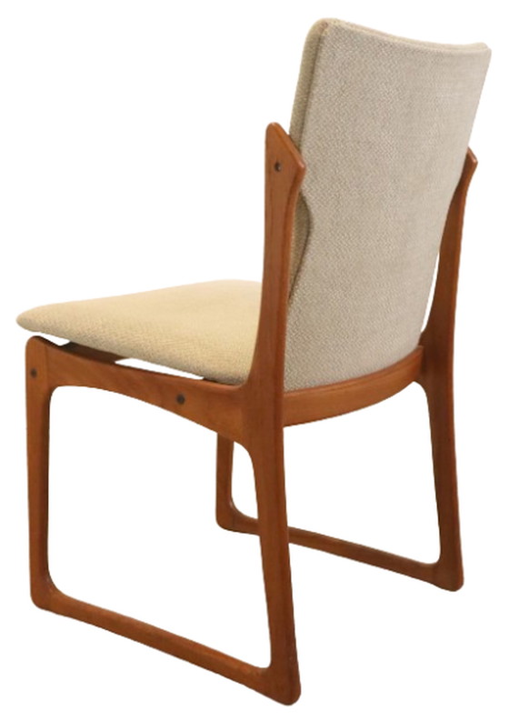 Image 1 of 4x Vamdrup dining chair new upholstery "Nyhavn