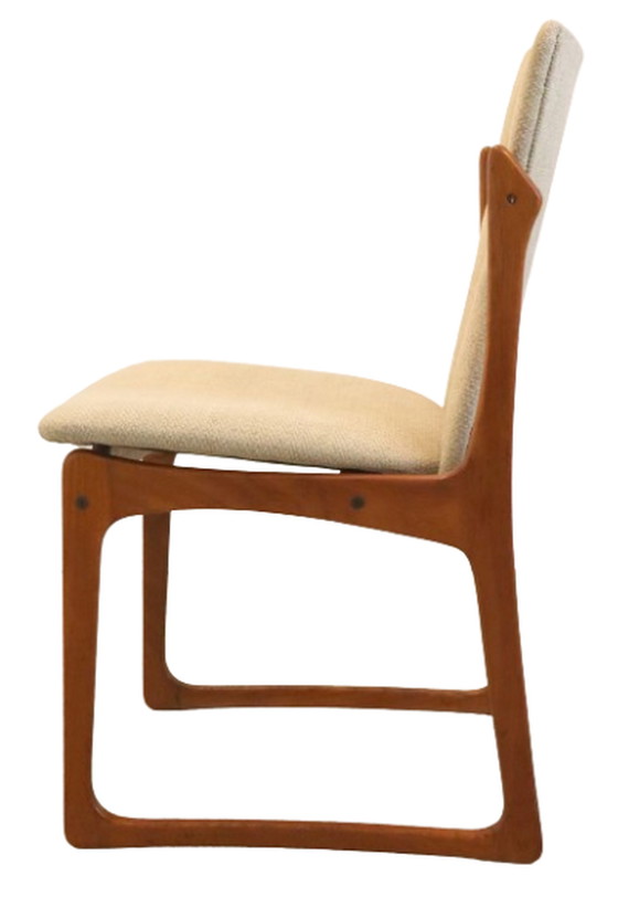 Image 1 of 4x Vamdrup dining chair new upholstery "Nyhavn