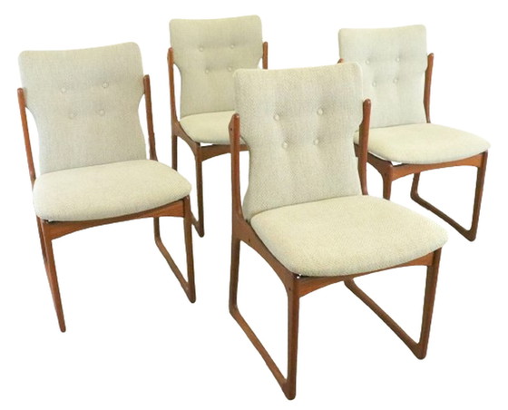 Image 1 of 4x Vamdrup dining chair new upholstery "Nyhavn