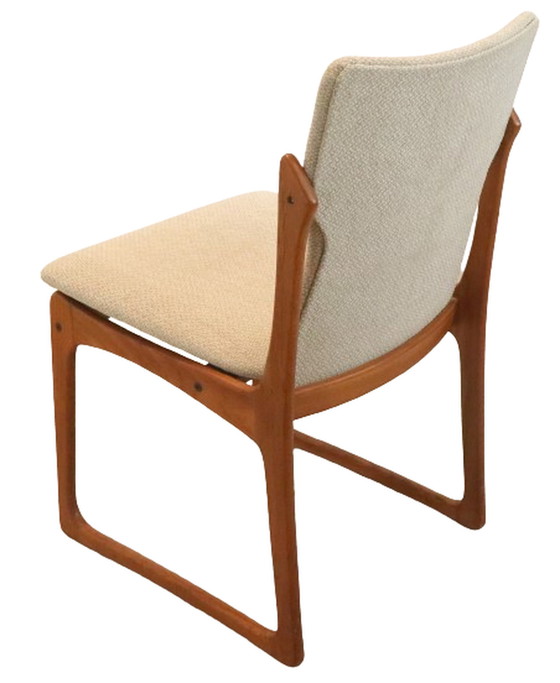 Image 1 of 4x Vamdrup dining chair new upholstery "Nyhavn