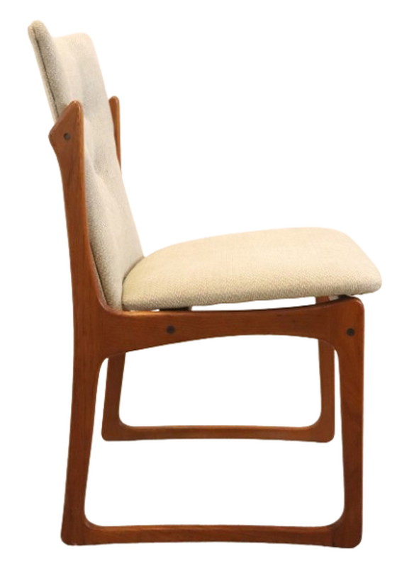 Image 1 of 4x Vamdrup dining chair new upholstery "Nyhavn