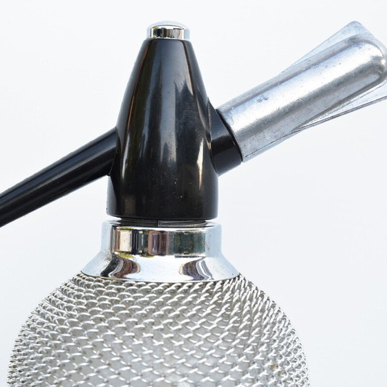 Image 1 of Vintage Merkuria siphon in steel braid, Czechoslovakia 1970