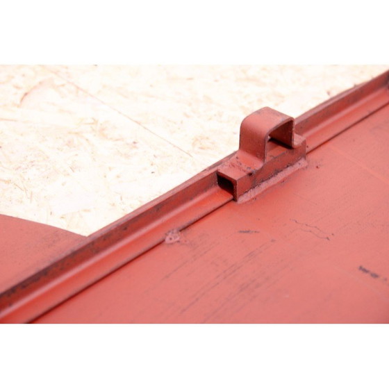 Image 1 of Targa pubblicitaria d'epoca con le lettere ZTS in lamiera e metallo, Cecoslovacchia 1980