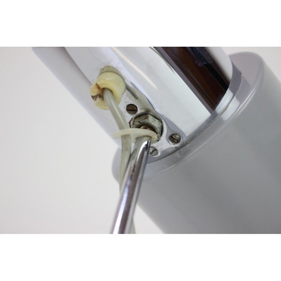 Image 1 of Vintage lacquered metal and chrome table lamp by Josef Hurka for Napako, Czechoslovakia 1960