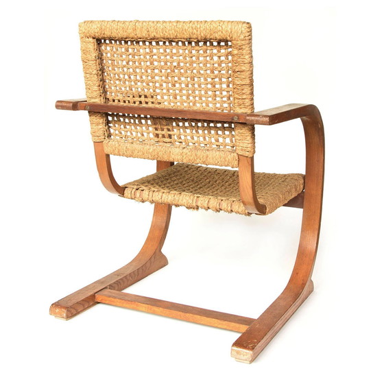 Image 1 of Bas Van Pelt Rope Slung High Back Armchair