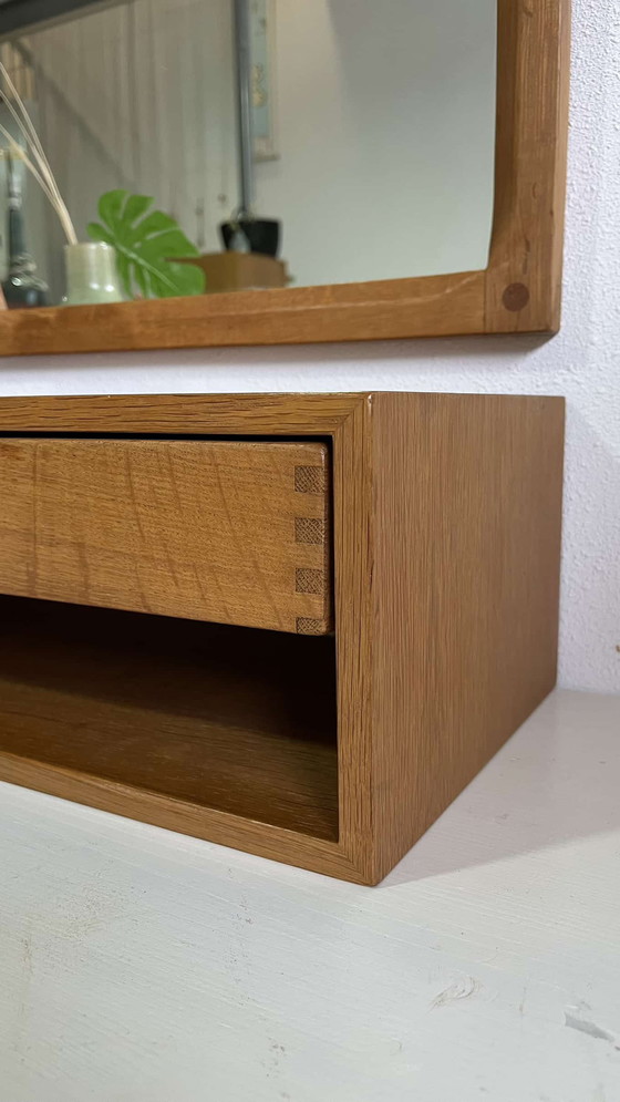 Image 1 of Set di specchi vintage con cassettiera Kai Kristiansen 