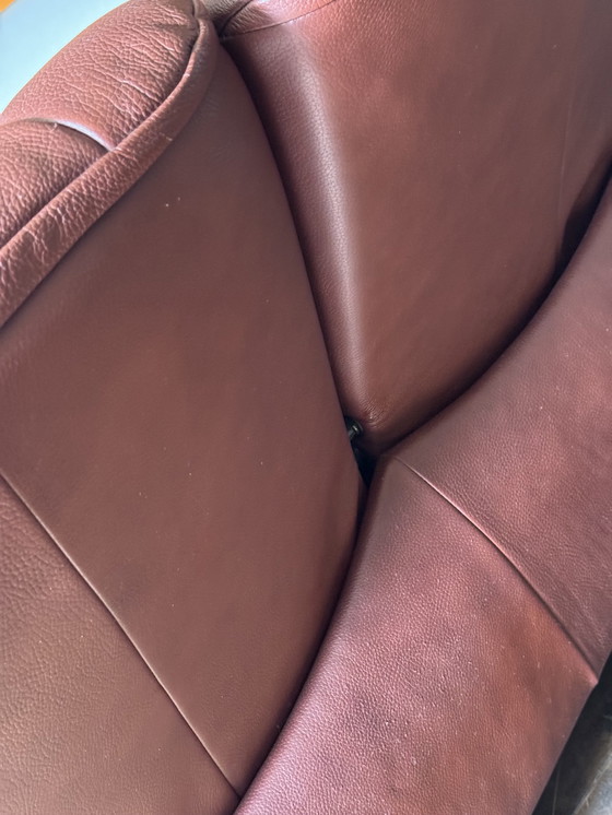 Image 1 of Erkones Stressless 3 Seat Leather Reclining Sofa