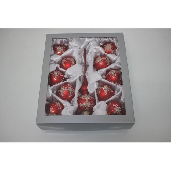 Image 1 of Vintage hand-blown glass Christmas ornaments, Czech Republic 2020