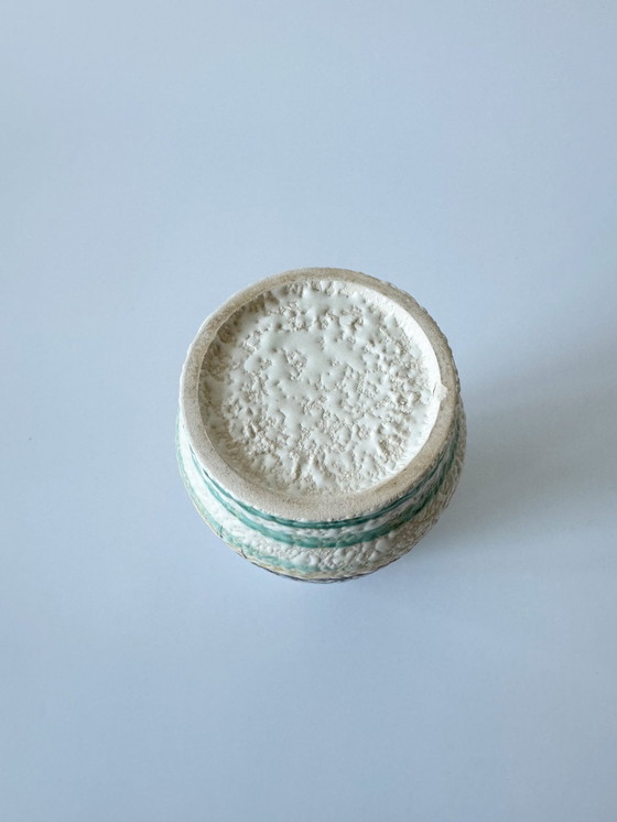 Image 1 of Bay Keramik, vaso in ceramica con smalto di lava grassa, Germania Ovest, illustrazioni astratte, WGP, Mid-Century Modern, anni &