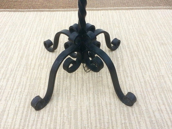 Image 1 of Wrought Iron Floor Lamp * 50S * Retro * Vintage *.