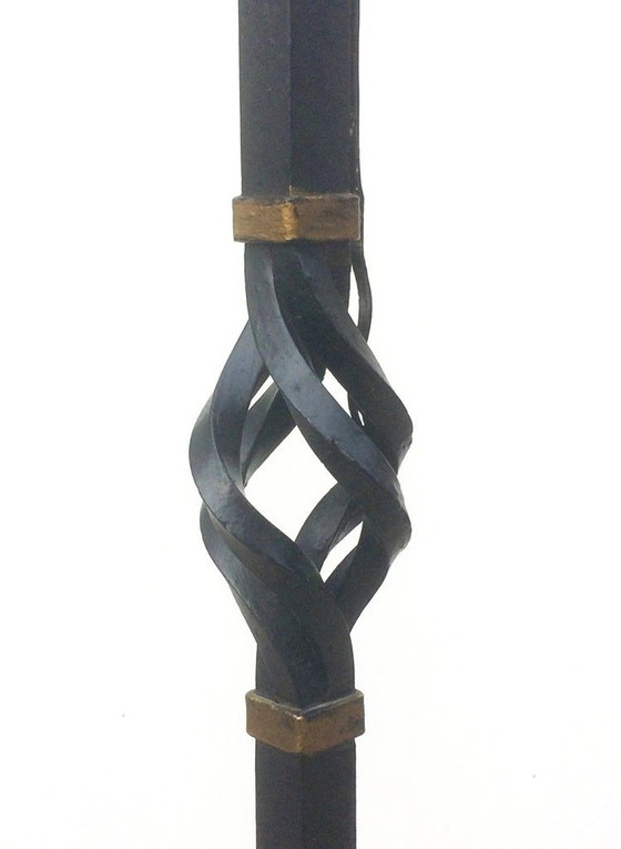 Image 1 of Wrought Iron Floor Lamp * 50S * Retro * Vintage *.