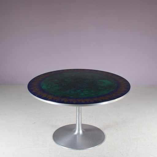 Björn Wiinblad, Susanne Fjeldsøe Mygge, & Poul Cadovius Dining Table for France & Son, Denmark 1960