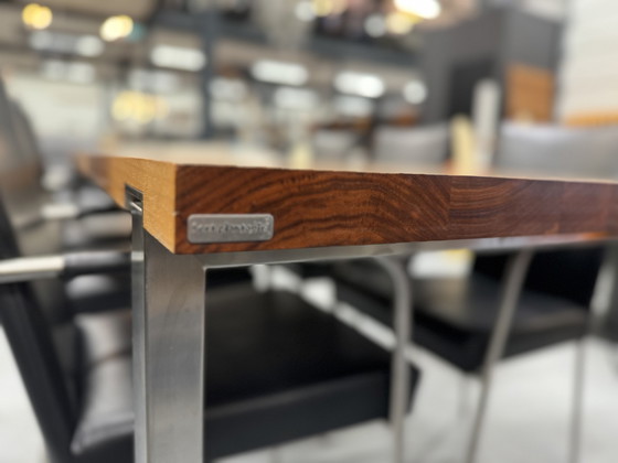 Image 1 of Tavolo da pranzo Bert Plantagie Spike 220X100 in legno di noce