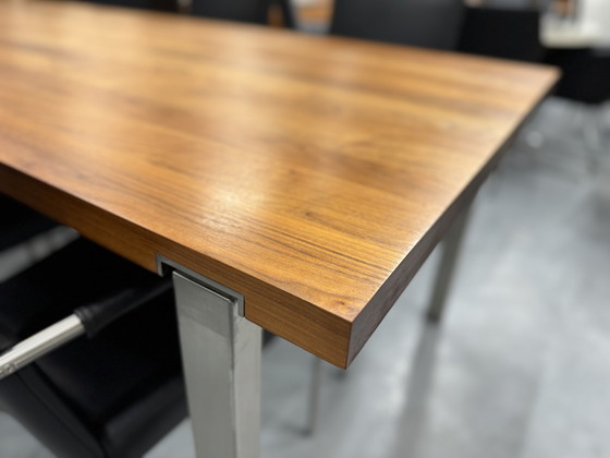 Image 1 of Tavolo da pranzo Bert Plantagie Spike 220X100 in legno di noce