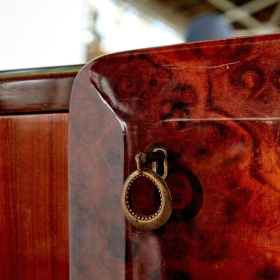 Image 1 of Vintage Sideboard with Mirror, Italian 1970s