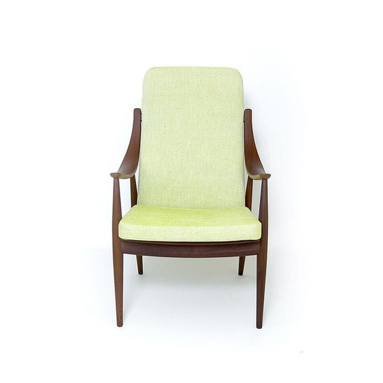 Image 1 of Vintage armchair by Peter Hvidt and Orla Molgaard Nielsen for France and Daverkosen, Denmark