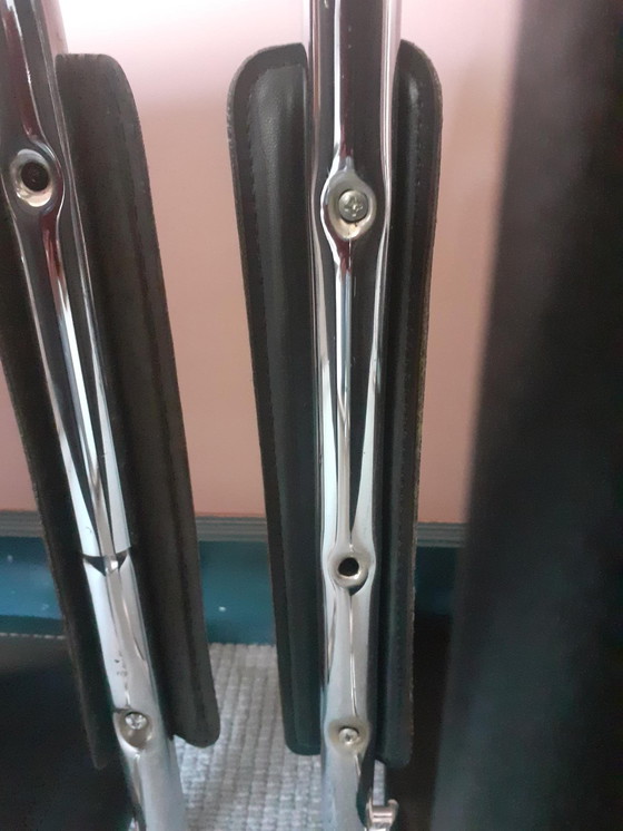 Image 1 of 3x Vintage tubular frame chair