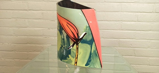 Image 1 of Jan Kamphuis handmade slanted vase