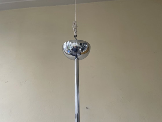 Image 1 of Lamp Pendant Lamp Art Deco 1930 Chromed French