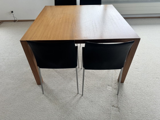 Image 1 of Zannota dining room table chair and table